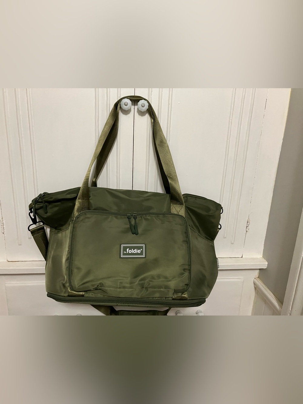 The Foldie Army Green Travel Bag New